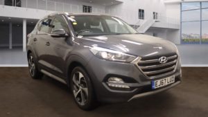 Used 2017 GREY HYUNDAI TUCSON Estate 1.6 T-GDI SPORT EDITION 5d 175 BHP (reg. 2017-11-30) for sale in Tottington