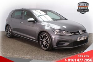 Used 2017 GREY VOLKSWAGEN GOLF Hatchback 2.0 R-LINE TDI BLUEMOTION TECHNOLOGY 5d 148 BHP (reg. 2017-08-07) for sale in Lees