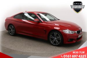 Used 2017 RED BMW 4 SERIES Coupe 3.0 435D XDRIVE M SPORT 2d AUTO 309 BHP (reg. 2017-03-09) for sale in Tottington