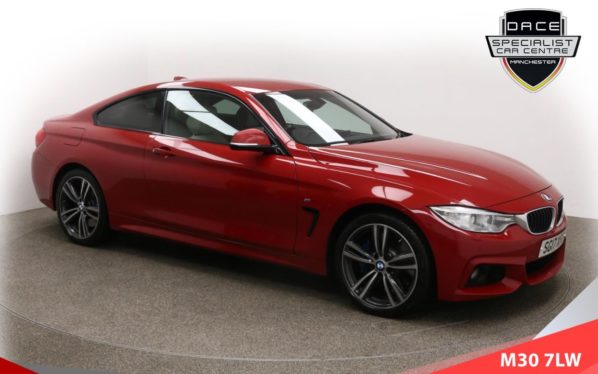 Used 2017 RED BMW 4 SERIES Coupe 3.0 435D XDRIVE M SPORT 2d AUTO 309 BHP (reg. 2017-03-09) for sale in Tottington