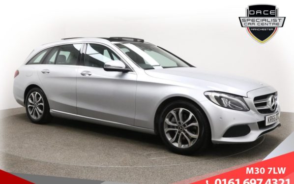 Used 2017 SILVER MERCEDES-BENZ C-CLASS Estate 2.1 C 220 D SPORT PREMIUM PLUS 5d AUTO 170 BHP (reg. 2017-02-01) for sale in Tottington