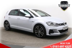 Used 2017 SILVER VOLKSWAGEN GOLF Hatchback 2.0 GTD TDI 5d 182 BHP (reg. 2017-06-28) for sale in Tottington