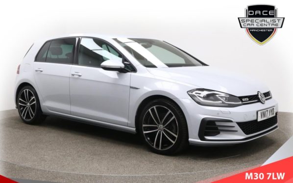 Used 2017 SILVER VOLKSWAGEN GOLF Hatchback 2.0 GTD TDI 5d 182 BHP (reg. 2017-06-28) for sale in Tottington