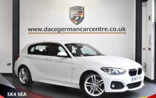 Used 2017 WHITE BMW 1 SERIES Hatchback 1.5 116D M SPORT 5d 114 BHP (reg. 2017-04-30) for sale in Bowdon