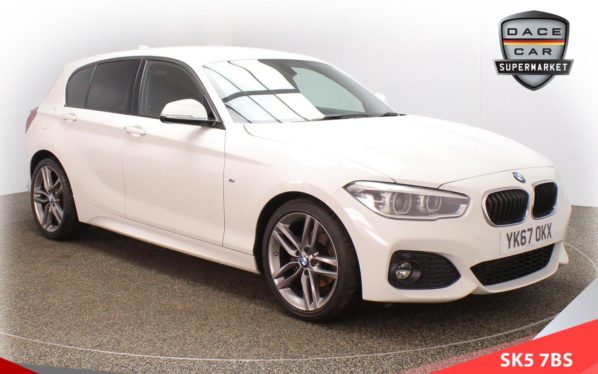Used 2017 WHITE BMW 1 SERIES Hatchback 2.0 118D M SPORT 5d 147 BHP (reg. 2017-09-20) for sale in Lees