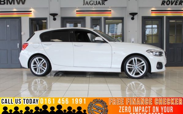 Used 2017 WHITE BMW 1 SERIES Hatchback 2.0 120D M SPORT 5d AUTO 188 BHP - TO ENQUIRE OR RESERVE CALL 0161 4561991 (reg. 2017-05-25) for sale in Marple