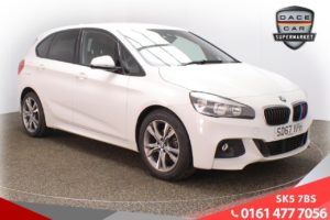 Used 2017 WHITE BMW 2 SERIES Hatchback 1.5 216D M SPORT ACTIVE TOURER 5d 114 BHP (reg. 2017-10-11) for sale in Lees