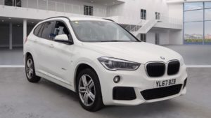 Used 2017 WHITE BMW X1 Estate 2.0 XDRIVE18D M SPORT 5d AUTO 148 BHP (reg. 2017-12-28) for sale in Bowdon