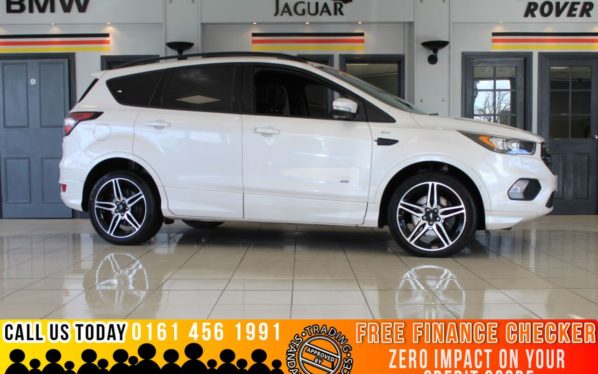 Used 2017 WHITE FORD KUGA Hatchback 1.5 ST-LINE 5d AUTO 180 BHP - TO ENQUIRE OR RESERVE CALL 0161 4561991 (reg. 2017-01-13) for sale in Marple