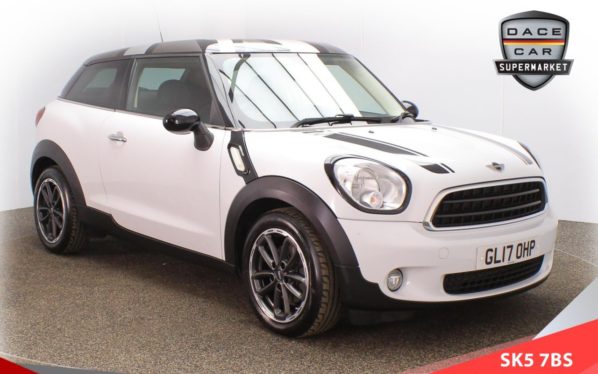Used 2017 WHITE MINI MINI PACEMAN Coupe 1.6 COOPER D 3d 111 BHP (reg. 2017-04-28) for sale in Lees