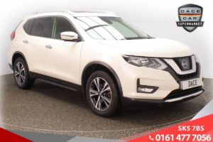 Used 2017 WHITE NISSAN X-TRAIL 4x4 1.6 DIG-T N-CONNECTA 5d 163 BHP (reg. 2017-07-31) for sale in Lees