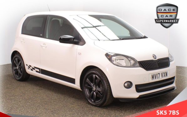 Used 2017 WHITE SKODA CITIGO Hatchback 1.0 MONTE CARLO MPI 5d 59 BHP (reg. 2017-03-01) for sale in Lees