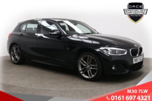 Used 2018 BLACK BMW 1 SERIES Hatchback 1.5 116D M SPORT 5d 114 BHP (reg. 2018-02-24) for sale in Tottington