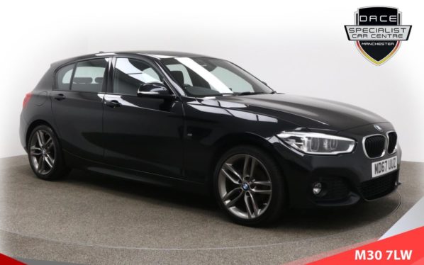 Used 2018 BLACK BMW 1 SERIES Hatchback 1.5 116D M SPORT 5d 114 BHP (reg. 2018-02-24) for sale in Tottington
