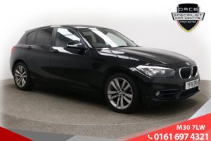 Used 2018 BLACK BMW 1 SERIES Hatchback 2.0 120D SPORT 5d AUTO 188 BHP (reg. 2018-05-15) for sale in Tottington