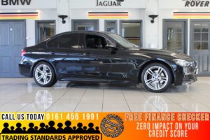 Used 2018 BLACK BMW 3 SERIES Saloon 2.0 320D M SPORT 4d AUTO 188 BHP - TO ENQUIRE OR RESERVE CALL 0161 4561991 (reg. 2018-09-28) for sale in Marple