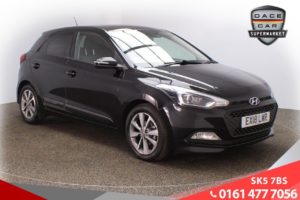 Used 2018 BLACK HYUNDAI I20 Hatchback 1.2 MPI PREMIUM NAV 5d 83 BHP (reg. 2018-05-10) for sale in Lees