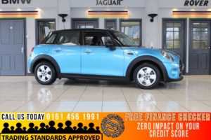 Used 2018 BLUE MINI HATCH COOPER Hatchback 1.5 COOPER CLASSIC 5d AUTO 134 BHP - TO ENQUIRE OR RESERVE CALL 0161 4561991 (reg. 2018-12-28) for sale in Marple