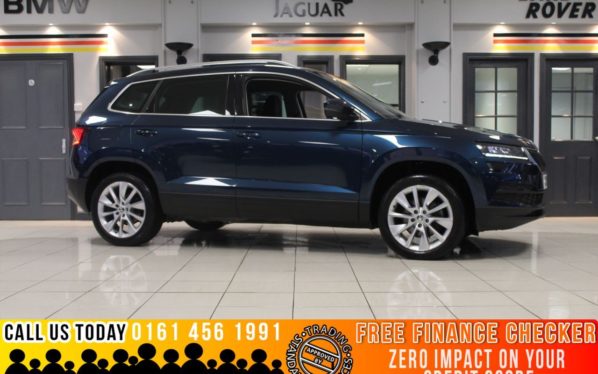 Used 2018 BLUE SKODA KAROQ Estate 1.5 SE L TSI DSG 5d AUTO 148 BHP - TO ENQUIRE OR RESERVE CALL 0161 4561991 (reg. 2018-06-25) for sale in Marple