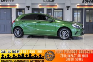 Used 2018 GREEN MERCEDES-BENZ A-CLASS Hatchback 1.5 A 180 D SPORT EDITION 5d AUTO 107 BHP - TO ENQUIRE OR RESERVE CALL 0161 4561991 (reg. 2018-02-23) for sale in Marple
