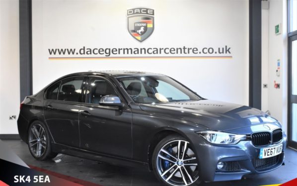 Used 2018 GREY BMW 3 SERIES Saloon 3.0 330D M SPORT SHADOW EDITION 4d AUTO 255 BHP (reg. 2018-01-20) for sale in Bowdon