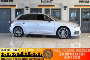 Used 2018 SILVER AUDI A3 Hatchback 1.5 TFSI BLACK EDITION 5d AUTO 148 BHP - TO ENQUIRE OR RESERVE CALL 0161 4561991 (reg. 2018-03-01) for sale in Marple