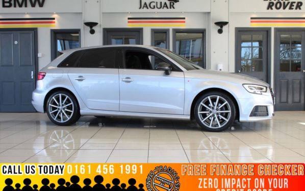Used 2018 SILVER AUDI A3 Hatchback 1.5 TFSI BLACK EDITION 5d AUTO 148 BHP - TO ENQUIRE OR RESERVE CALL 0161 4561991 (reg. 2018-03-01) for sale in Marple