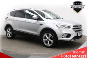 Used 2018 SILVER FORD KUGA Hatchback 1.5 ZETEC TDCI 5d AUTO 119 BHP (reg. 2018-03-20) for sale in Tottington