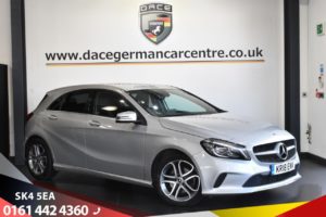 Used 2018 SILVER MERCEDES-BENZ A-CLASS Hatchback 1.6 A 180 SPORT EDITION 5DR AUTO 121 BHP (reg. 2018-03-29) for sale in Bowdon