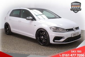 Used 2018 SILVER VOLKSWAGEN GOLF Hatchback 2.0 R TSI DSG 4 MOTION 5DR AUTO 306 BHP PANORAMIC ROOF (reg. 2018-04-17) for sale in Lees
