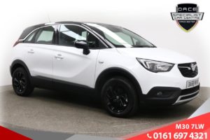Used 2018 WHITE VAUXHALL CROSSLAND X Hatchback 1.2 DESIGN LINE ECOTEC S/S 5d 109 BHP (reg. 2018-12-21) for sale in Tottington
