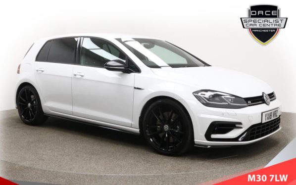 Used 2018 WHITE VOLKSWAGEN GOLF Hatchback 2.0 R TSI 5d 306 BHP (reg. 2018-03-07) for sale in Tottington
