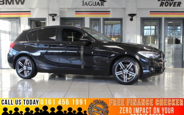 Used 2019 BLACK BMW 1 SERIES Hatchback 1.5 118I SPORT 5d 134 BHP - TO ENQUIRE OR RESERVE CALL 0161 4561991 (reg. 2019-03-30) for sale in Marple