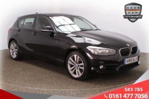 Used 2019 BLACK BMW 1 SERIES Hatchback 2.0 118D SPORT 5d 147 BHP (reg. 2019-03-11) for sale in Lees