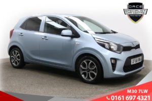 Used 2019 BLUE KIA PICANTO Hatchback 1.0 WAVE 5d 66 BHP (reg. 2019-01-31) for sale in Tottington