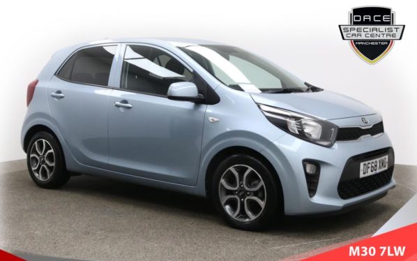 Used 2019 BLUE KIA PICANTO Hatchback 1.0 WAVE 5d 66 BHP (reg. 2019-01-31) for sale in Tottington