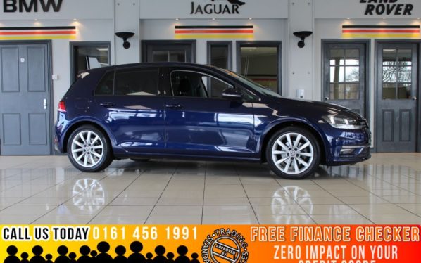 Used 2019 BLUE VOLKSWAGEN GOLF Hatchback 1.5 GT TSI EVO 5d 129 BHP - TO ENQUIRE OR RESERVE CALL 0161 4561991 (reg. 2019-06-24) for sale in Marple