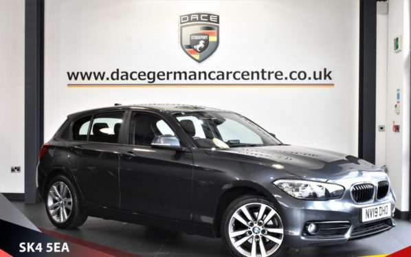 Used 2019 GREY BMW 1 SERIES Hatchback 1.5 116D SPORT 5d 114 BHP (reg. 2019-03-22) for sale in Bowdon