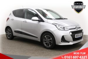 Used 2019 SILVER HYUNDAI I10 Hatchback 1.2 PREMIUM 5d 86 BHP (reg. 2019-01-10) for sale in Tottington
