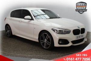 Used 2019 WHITE BMW 1 SERIES Hatchback 1.5 118I M SPORT SHADOW EDITION 5d 134 BHP (reg. 2019-06-27) for sale in Lees