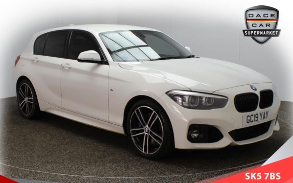 Used 2019 WHITE BMW 1 SERIES Hatchback 1.5 118I M SPORT SHADOW EDITION 5d 134 BHP (reg. 2019-06-27) for sale in Lees
