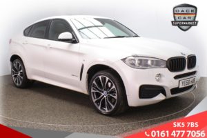 Used 2019 WHITE BMW X6 4x4 3.0 XDRIVE30D M SPORT EDITION 4d AUTO 255 BHP (reg. 2019-01-31) for sale in Lees