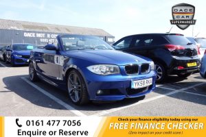 Used 2008 BLUE BMW 1 SERIES Convertible 2.0 120D M SPORT 2d 175 BHP (reg. 2008-09-01) for sale in Royton