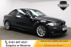 Used 2010 BLACK BMW 1 SERIES Coupe 2.0 120D M SPORT 2d 175 BHP (reg. 2010-03-16) for sale in Whitefield