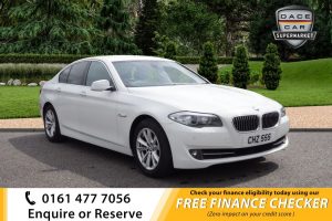 Used 2011 WHITE BMW 5 SERIES Saloon 2.0 520D SE 4d AUTO 181 BHP (reg. 2011-03-17) for sale in Royton