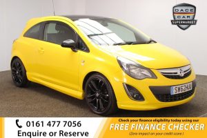 Used 2012 YELLOW VAUXHALL CORSA Hatchback 1.2 LIMITED EDITION 3d 83 BHP (reg. 2012-12-28) for sale in Royton
