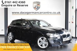 Used 2013 BLACK BMW 1 SERIES Hatchback 2.0 120D M SPORT 5d 181 BHP (reg. 2013-02-08) for sale in Hale