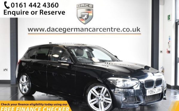 Used 2013 BLACK BMW 1 SERIES Hatchback 2.0 120D M SPORT 5d 181 BHP (reg. 2013-02-08) for sale in Hale