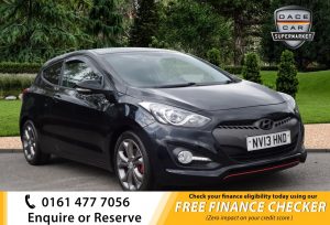 Used 2013 BLACK HYUNDAI I30 Hatchback 1.6 SPORT 3d 118 BHP (reg. 2013-06-28) for sale in Royton