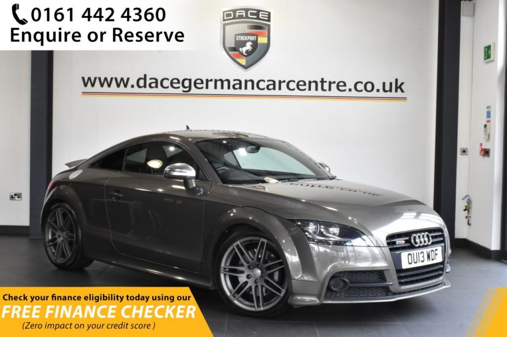 Used 2013 GREY AUDI TTS Coupe 2.0 TFSI QUATTRO BLACK EDITION 2d AUTO 268 BHP (reg. 2013-07-01) for sale in Hale